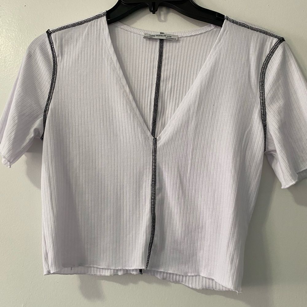 Zara Cropped  top Size S